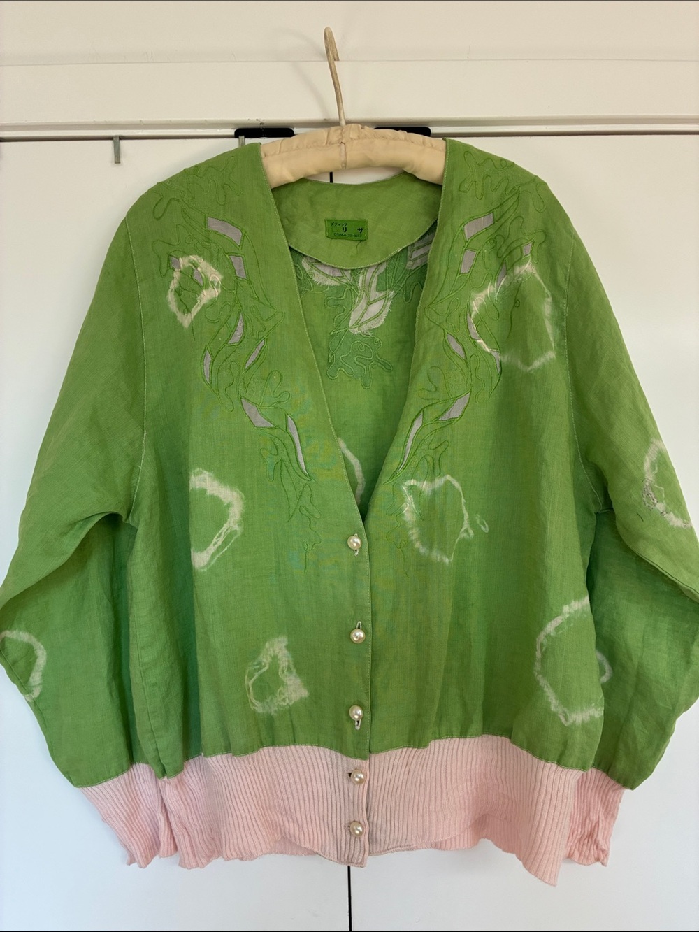 Unique hand dyed vintage Japanese imported jacket